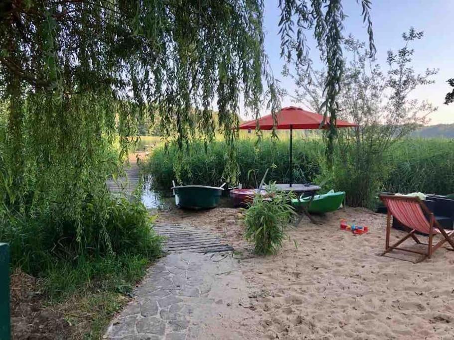 Penthouse Bernd Im Waldschloesschen Direkt Am See Wendisch Rietz Εξωτερικό φωτογραφία